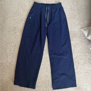 Figs Shelby high rise ultra wide leg scrub pants size large